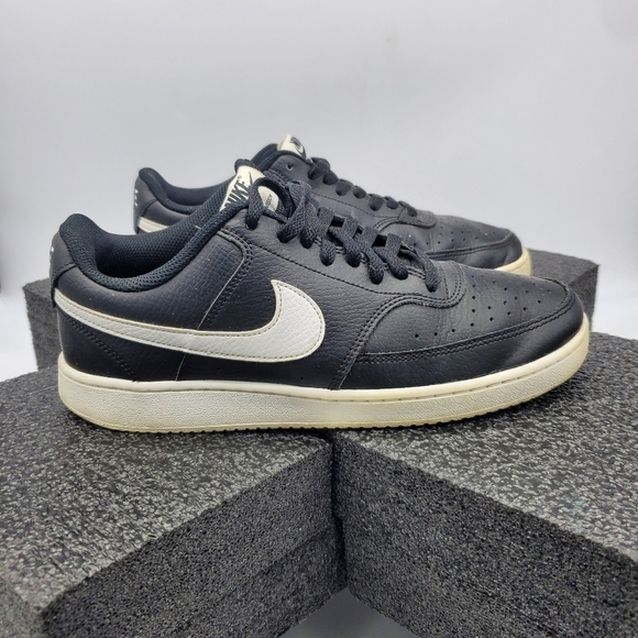 Nike Court Vision Men’s Low Top Black White CD5463-001 Size 8 Shoes - Picture 7 of 10